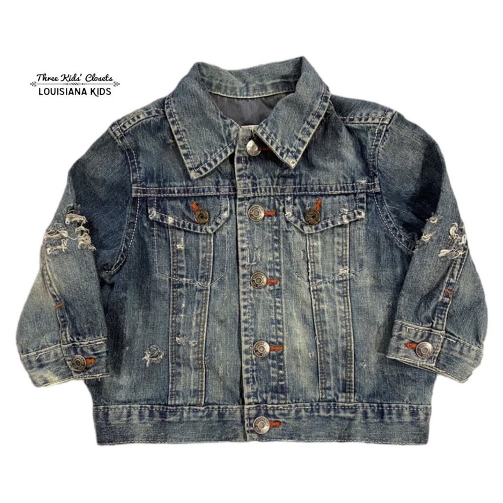 Genuine Kids 12m Distressed Denim Jacket